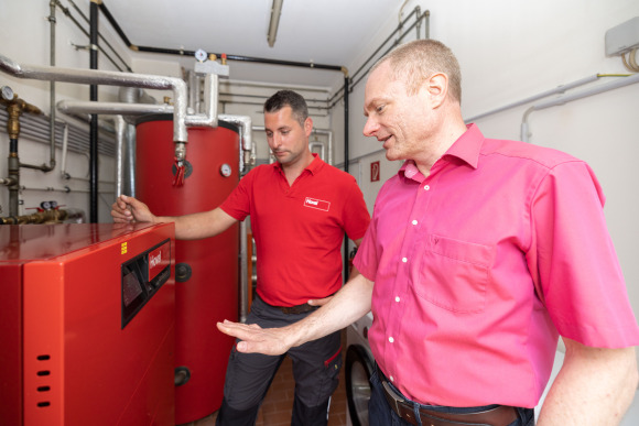 Neue Hybridheizung im bivalent-alternativen Betrieb für den Kindergarten Bad Vöslau.